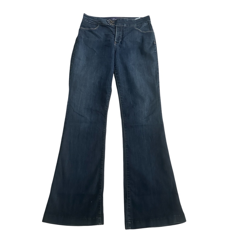 NYDJ Not Your Daughters Wide‎ Leg Denim Jeans Trousers Womens 10 Tall